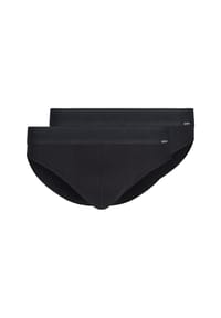 SKINY® - Herren Brasil-Slip, 2er Pack - Cotton Retro, Unterhose, Feinripp, Baumwolle - Blau
