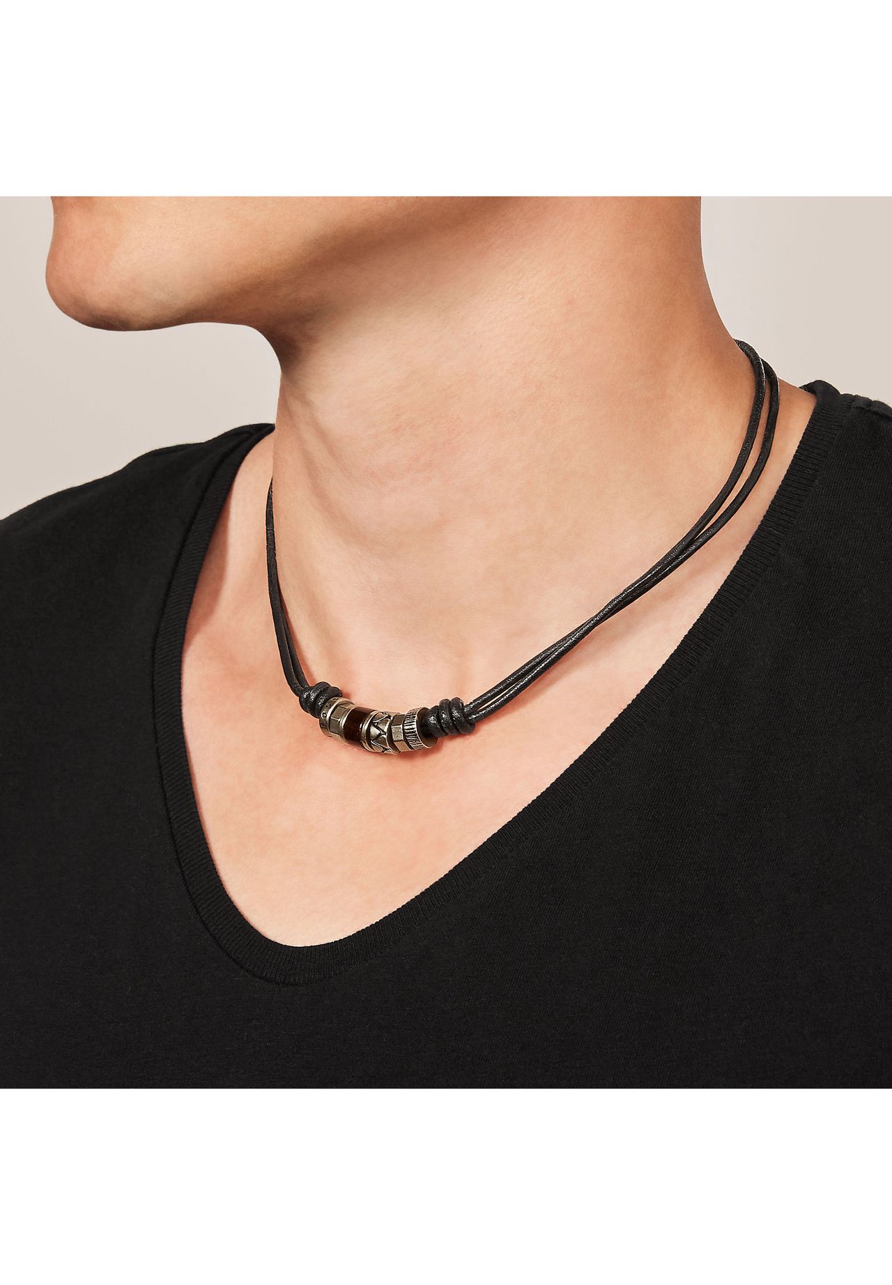 FOSSIL Herren Kette mit Anhängern  