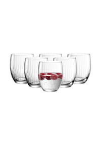 LEONARDO Trinkgläser Poesia 380 ml 6er Set transparent - POESIA - transparent