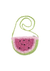 maximo® - MINI GIRL-Tasche gehäkelt - pink/multicolor
