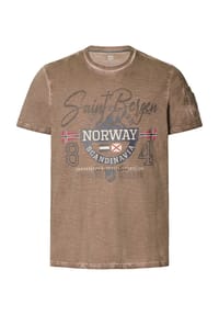 JAN VANDERSTORM - T-Shirt HELGO - blau