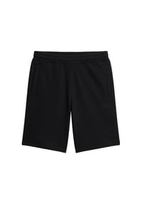 Superdry. - Herren Sweatshort - Essential Logo Jersey Shorts, kurze Hose, einfarbig - Schwarz