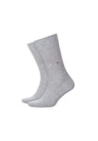Burlington - Socken, 2er Pack, Burlington-Clip, für Herren - 3400 GRAU