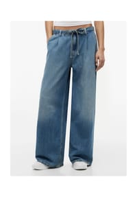 TOMMY Jeans - Jeanshose, Tunnelzug, für Damen - 1A5 DENIM