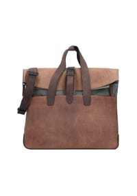 HAROLD'S Twister - Twister Aktentasche Leder 40 cm Laptopfach - natur