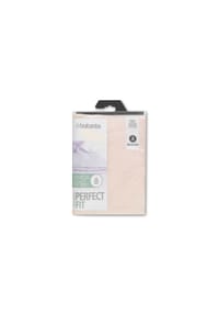 brabantia - Bügelbrettbezug mit 2mm Schaumstoff, Baumwolle, Neutral, 110 x 30 cm - Ecru