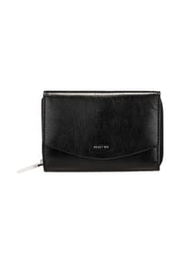 Maître LEISEL - Geldbörse "Dagrete", Querformat, Leder, Logo-Emblem, für Damen - 302 DARK RED