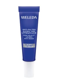 WELEDA BLAUER ENZIAN & EDELWEISS - Anti-Falten Augen- und Lippenpflege  - WEISS