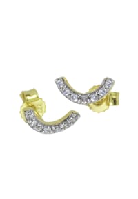 OSTSEE-SCHMUCK® - Ohrstecker , Brenda , Gold 333/000 - gold