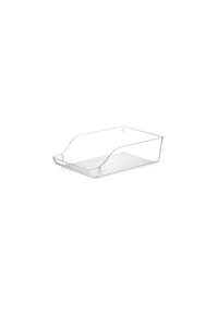 MICHELINO - 2 Stück Kühlschrank-Organizer 22,5 x 10 cm, offenes Design in - Transparent 2 Stk,