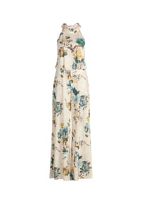 Vera Mont - Jumpsuit mit Blumenprint - Cream/Mint