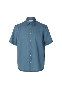 SELECTED - Hemd, Regular Fit, Kurzarm, Kent-Kragen, für Herren - 200631 BLUE MIRAGE