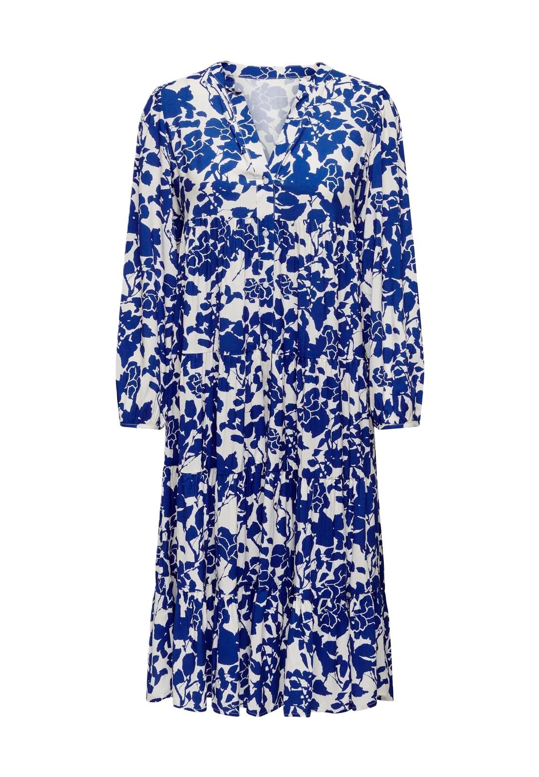 ONLY® Hemdblusenkleid, 3/4-lang, Split-Neck, für Damen | GALERIA