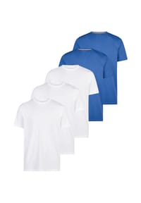redmond - T-Shirt 5er Pack Basic - Beige