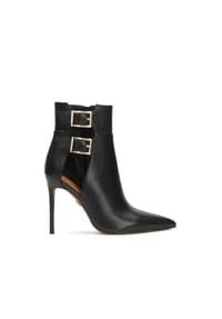 Kazar - Lederstiefel mit ausgeschnittenem Schaft - Schwarz