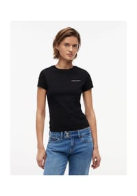 TOMMY Jeans - T-Shirt, Baumwolle, für Damen - BDS BLACK