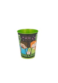 COFI - Minecraft Becher Kinder 260 ml Trinkbecher für Kita & Frühstück - Mehrfarbig 9,7x7,6x7,6 cm