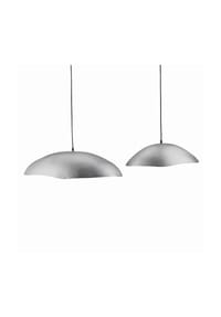 LOBERON - Hängelampe 2er Set Gariés silber - silber
