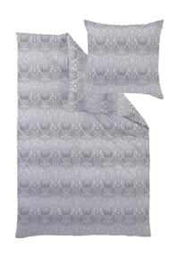 BAUER - Brokat-Damast-Bettwäsche "Florenz", Ornamente, Mako-Baumwolle - 0639 BEIGE