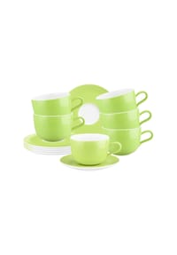 Seltmann Weiden Milchkaffeetassen mit Untertassen Liberty Pure Colors 380 ml 6er Set - LIBERTY PURE COLORS - beige