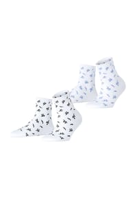 ESPRIT - Kurzsocken, 2er-Pack, Rollbündchen, für Damen - 0030 WHITE