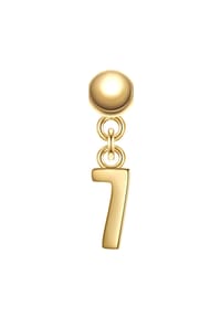 GLANZSTÜCKE MÜNCHEN - Glanzstücke München Charm Ziffer 7 Sterling Silber 50084173 - gelbgold