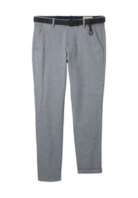 DENIM TOM TAILOR - Chino, uni, Gürtel, für Herren - 23975 ANTHRA DOBB