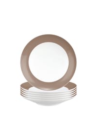 Seltmann Weiden Suppenteller Liberty Pure Colors ø 23,5 cm 6er Set - LIBERTY PURE COLORS - beige