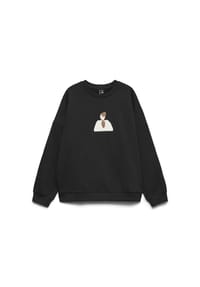 VERO MODA® - Sweatshirt Amanda, Rundhals, für Damen - 177868003 BLACK