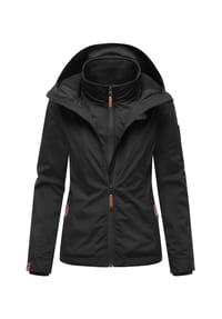 MARIKOO® - Übergangsjacke Erdbeere - Anthracite