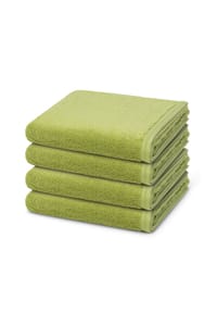 VOSSEN® 4 X Handtuch im Set Vegan Life - Vegan Life - Avocado
