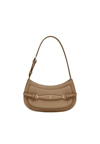 AIGNER CAVALLO - Umhängetasche, Emblem, Rindsledereder, für Damen  - 0111 WHITE
