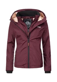 MARIKOO® - Übergangsjacke Erdbeere - Anthracite