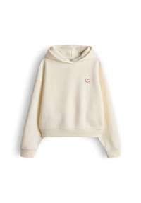 OPUS - Hoodie, Rippbündchen, für Damen - 10004 LIGHT COTTON