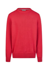 pierre cardin - Pullover mit Rundhalsausschnitt - Perlweiss