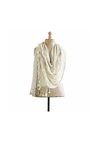 LOBERON - Schal Anneli grau/creme - grau/creme