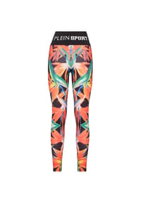 PLEIN SPORT - Leggings - black/multicolored