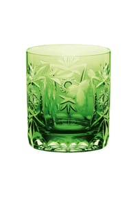Nachtmann - Hochwertiges Whiskeyglas Pur Traube, Resedagrün, Kristallglas, 9 cm - Amethyst