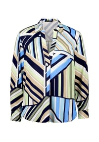 BETTY BARCLAY - Schlupfbluse langarm - Blau/Grün