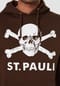 Fanartikel Hoodie FC St. Pauli, Frontprint, Rippbündchen, für Herren Bild 6