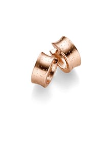 Adelia's - Adelia's Neuheit 2026 - Creolen Ohrringe ⌀ 14,1 mm aus 925 Silber rosévergoldet - roségold