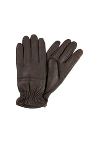 camel active - Handschuhe aus Leder - Dunkelbraun