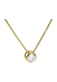 CELESTA® - Damen Kette mit Anhänger, 375er Gelbgold - gelbgold