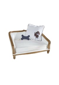 LOBERON - Sofa für Haustiere Whisley braun/creme - 