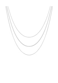 elli. - Halskette Basic Layer Lagen Look Trend Blogger 925 Silber - Gold
