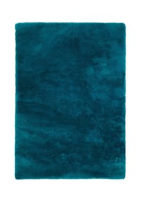 Kayoom - Wohnzimmer Teppich – Hochflorteppich Dolphin 500 in blau - blau