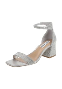 STEVE MADDEN - Lederimitat/Textil Sandalen - Silber