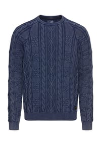GLOBETROTTER - Langarmshirt, Baumwolle, für Herren - 1 NAVY