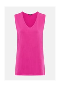 olsen - Shirt ärmellos mit V-Ausschnitt - Dark Rose