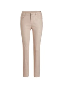 GOLDNER - Knöchellange Jeans CARLA in Braun - beige / gemustert